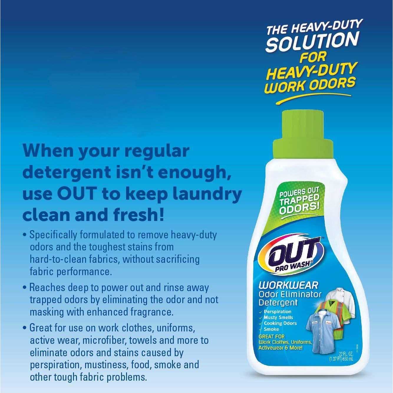 Out ProWash Workwear Odor Eliminator Detergent - Image 2