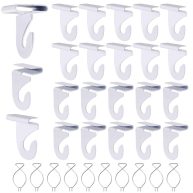 OALEN Drop Ceiling Hooks for Classrooms & Offices White Heavy Duty Ceiling Hooks for Hanging Plants & Decorations