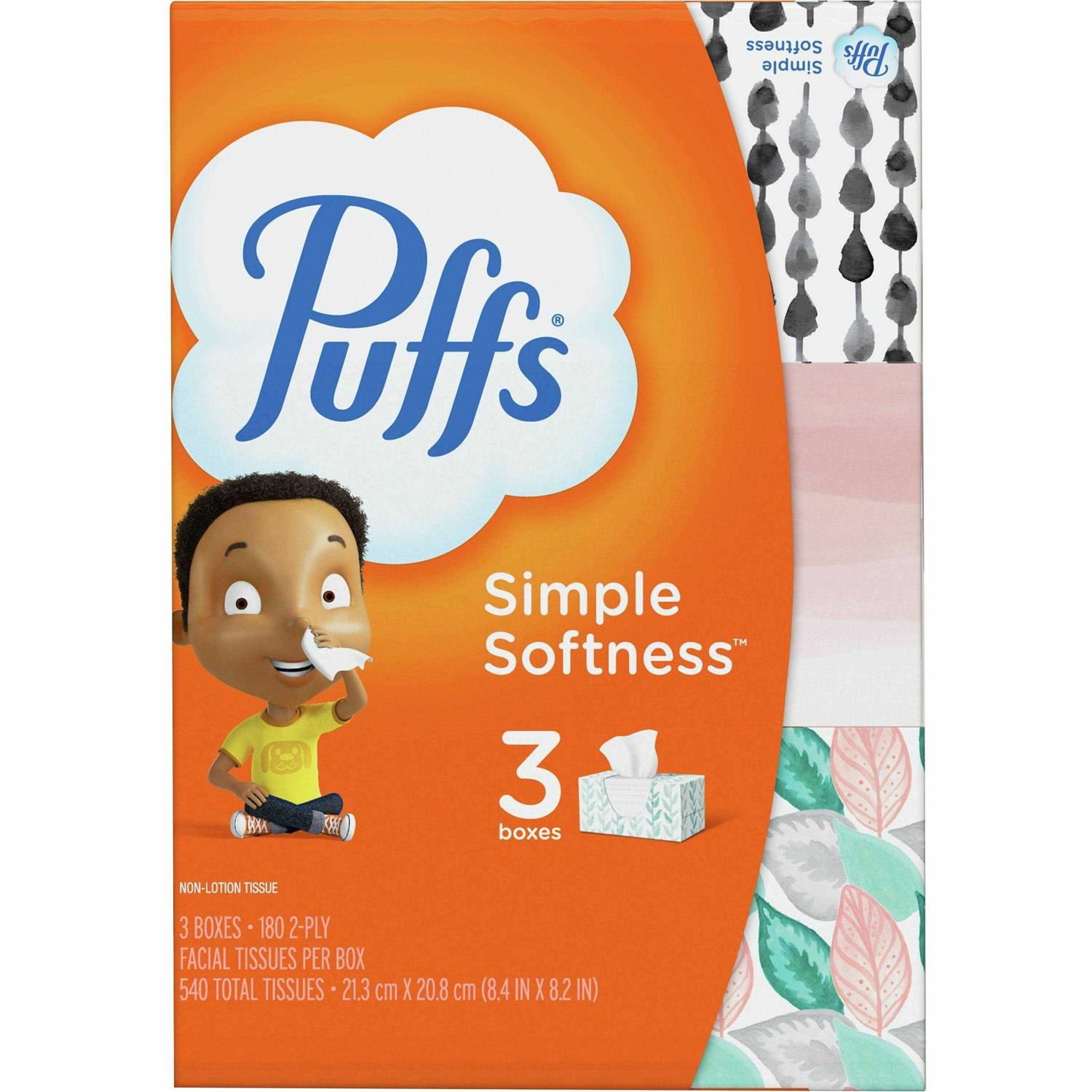 Puffs Everyday Non-Lotion Facial Tissues - Image 3