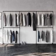 pamo. design LAS III – Large industrial clothes rail