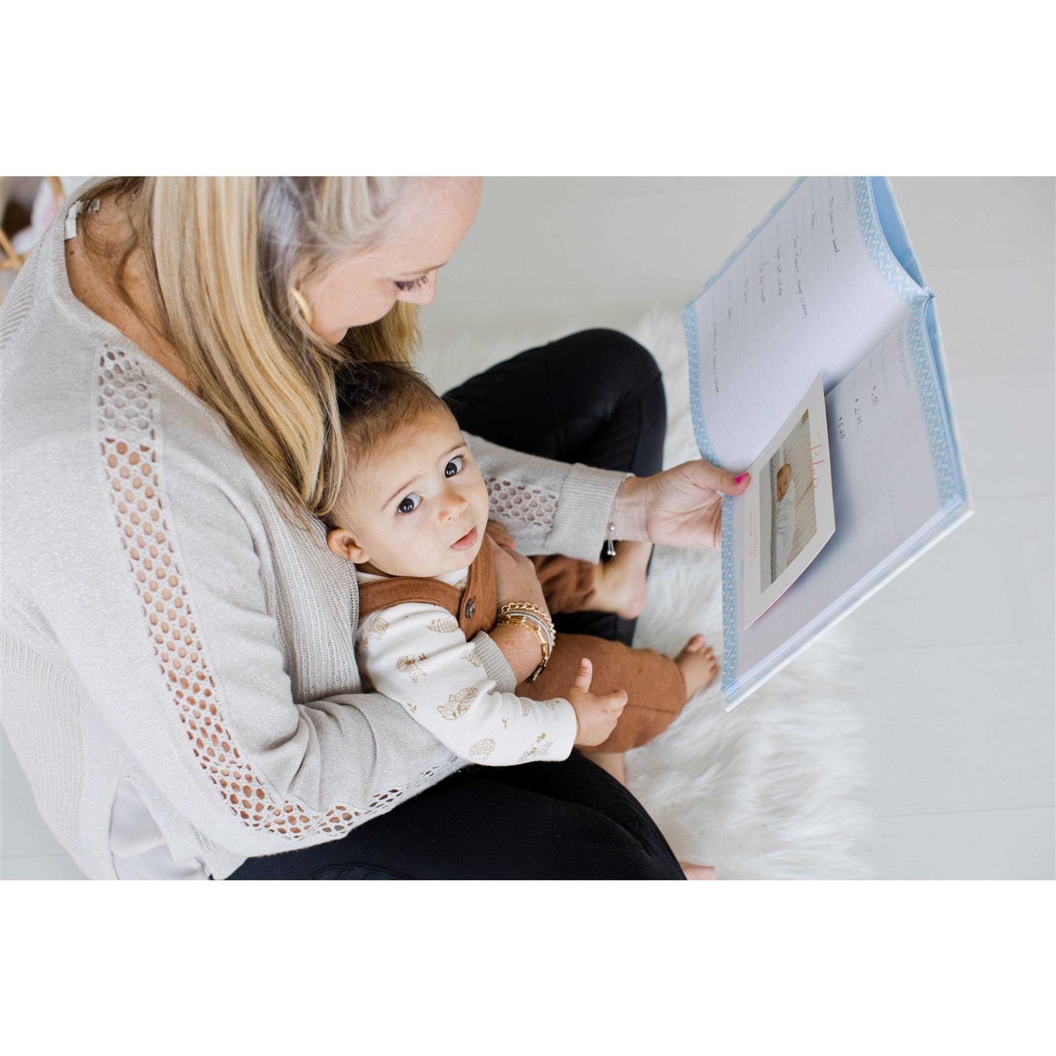 Pearhead Chevron Baby Memory Book - Image 5