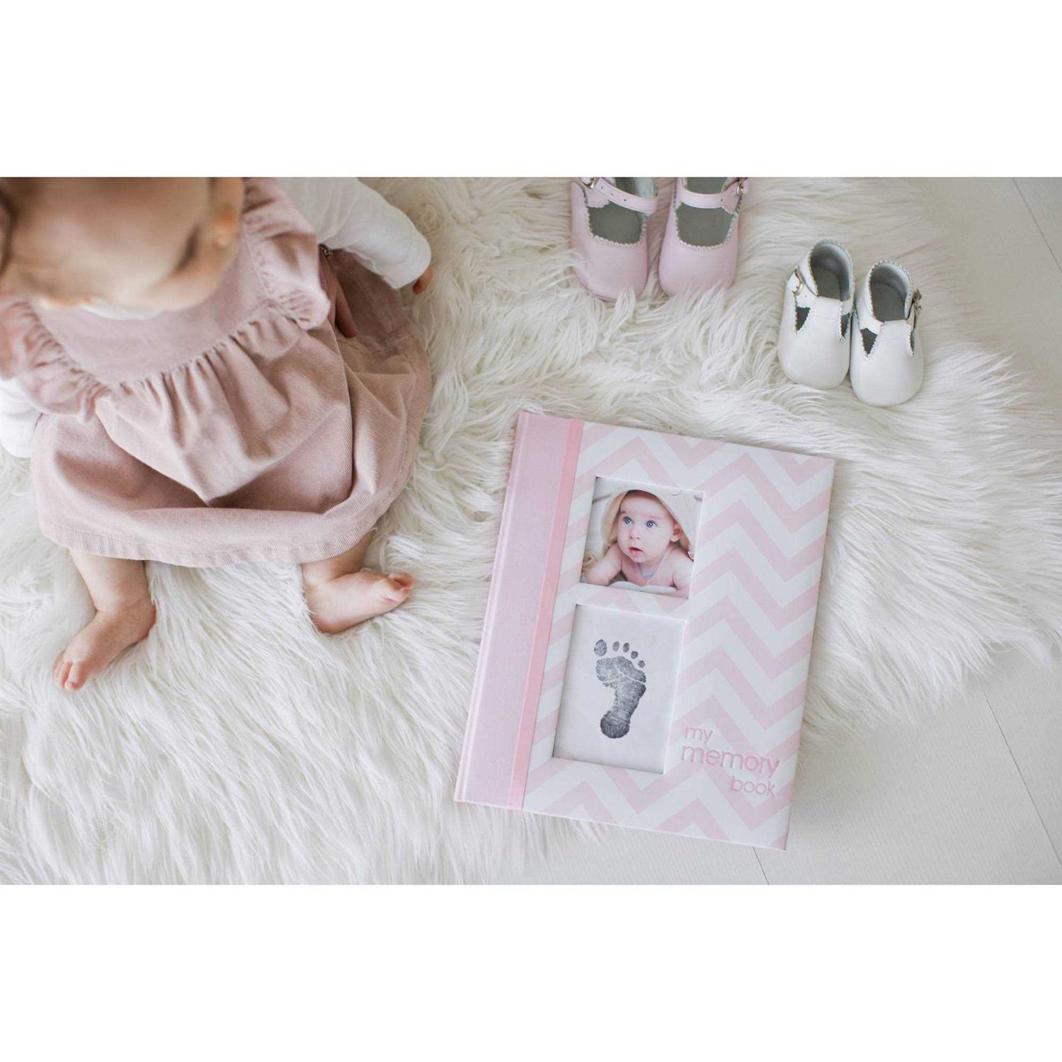 Pearhead Chevron Baby Memory Book - Image 5