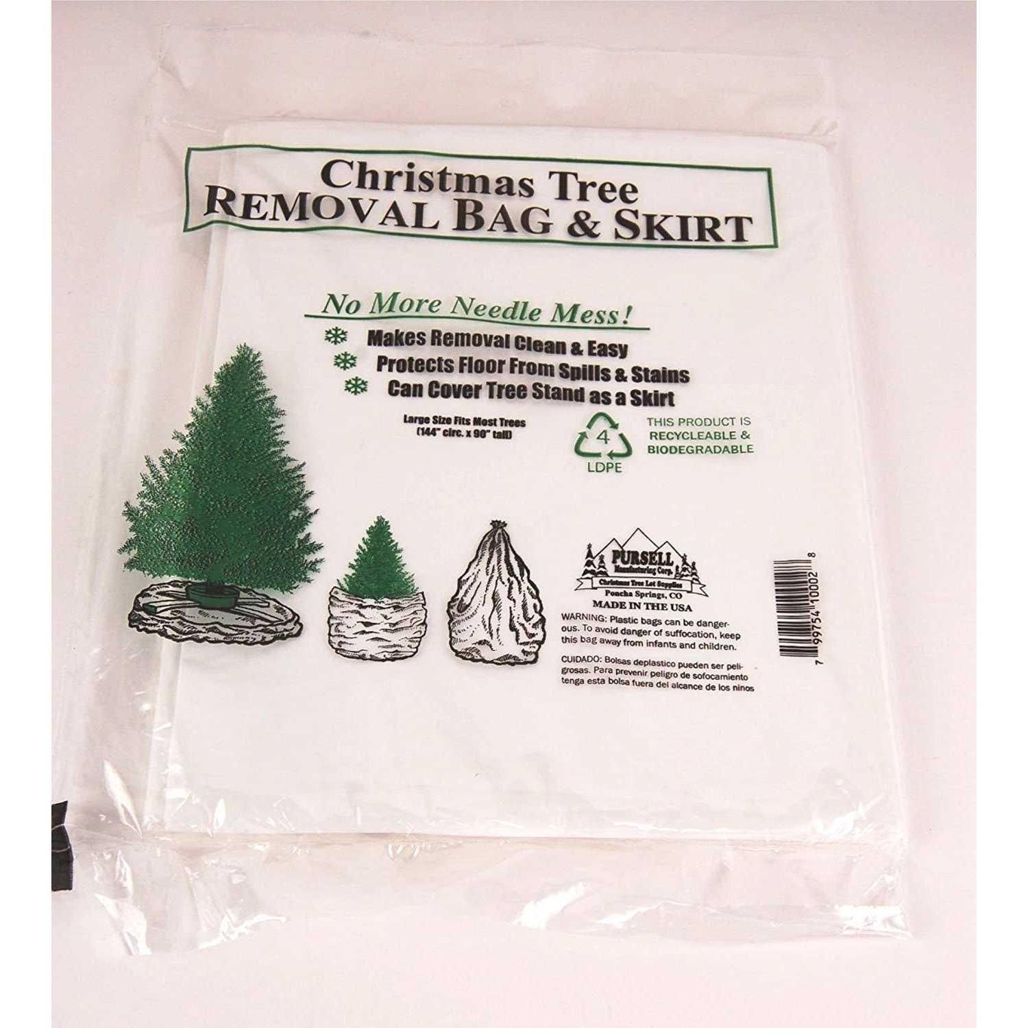 Pursell Manufacturing Christmas Tree Disposal and Storage Bag - Image 2