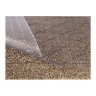 Resilia Clear Vinyl Plastic Floor Runner/Protector for Low Pile Carpet
