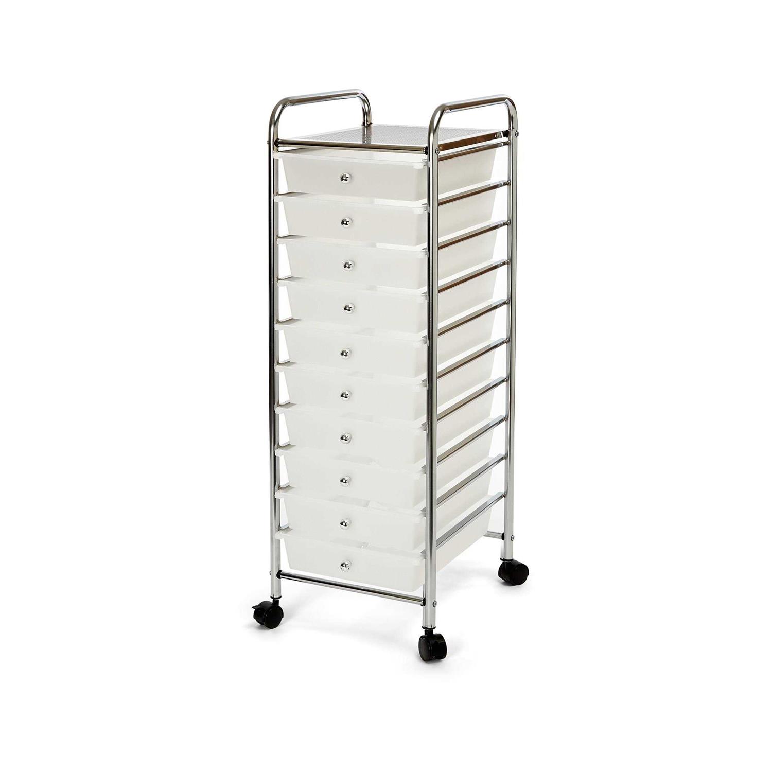 10-Drawer Organizer Cart Seville Classics