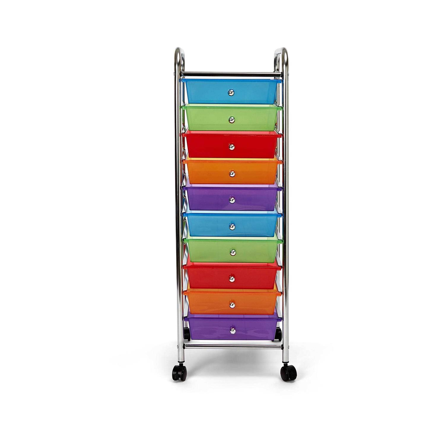 10-Drawer Organizer Cart Seville Classics - Image 2