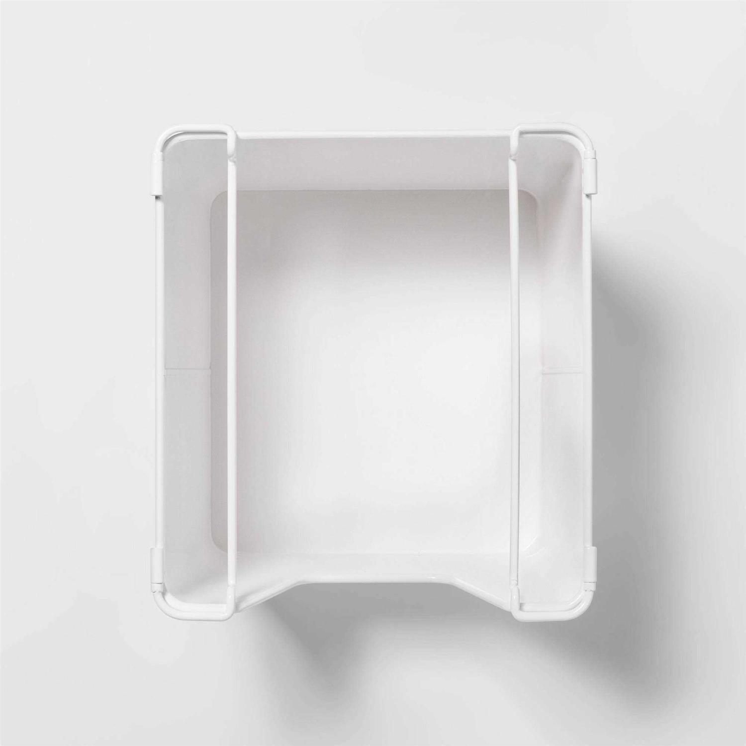 Pillowfort Small Metal Stackable Storage Blue - Image 2