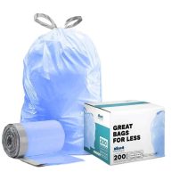 Plasticplace Trash Bags Simplehuman Code Compatible Drawstring Garbage Liners
