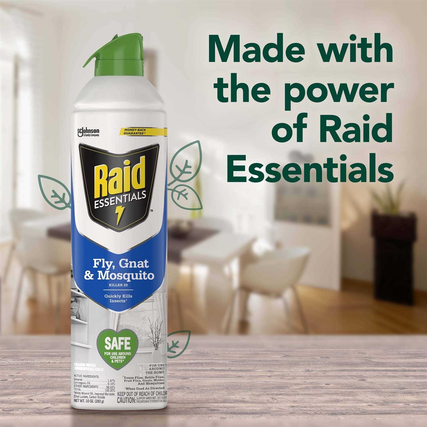 Raid Essentials Fly Gnat & Mosquito Killer - Image 3