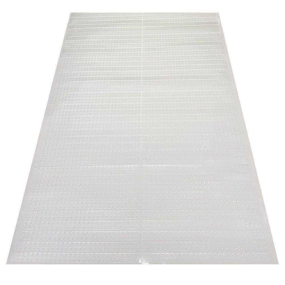 Ottomanson Floor Protector Collection Waterproof Non-Slip Clear Design Indoor Protector Runner Rug - Image 3