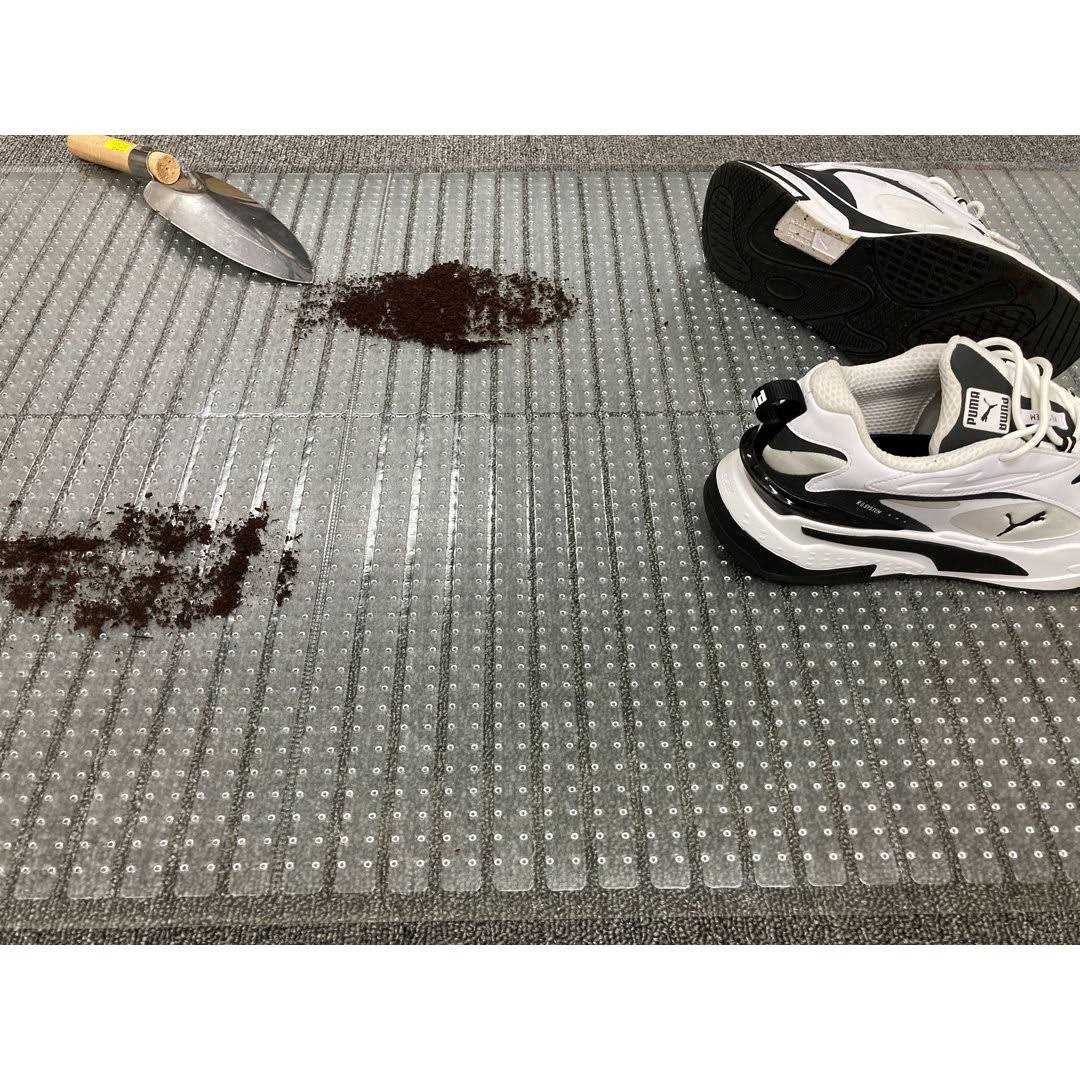 Ottomanson Floor Protector Collection Waterproof Non-Slip Clear Design Indoor Protector Runner Rug - Image 5