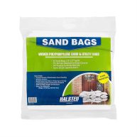 15 in. x 27 in. White Woven Sand Bags with Tie String (25-Pack)