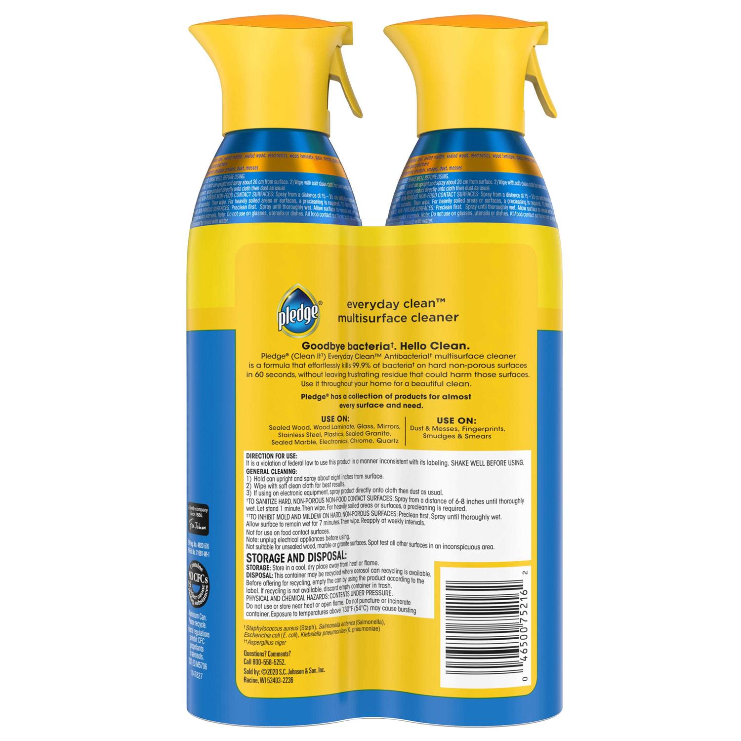 Pledge Multi Surface Antibacterial Cleaner - Image 3