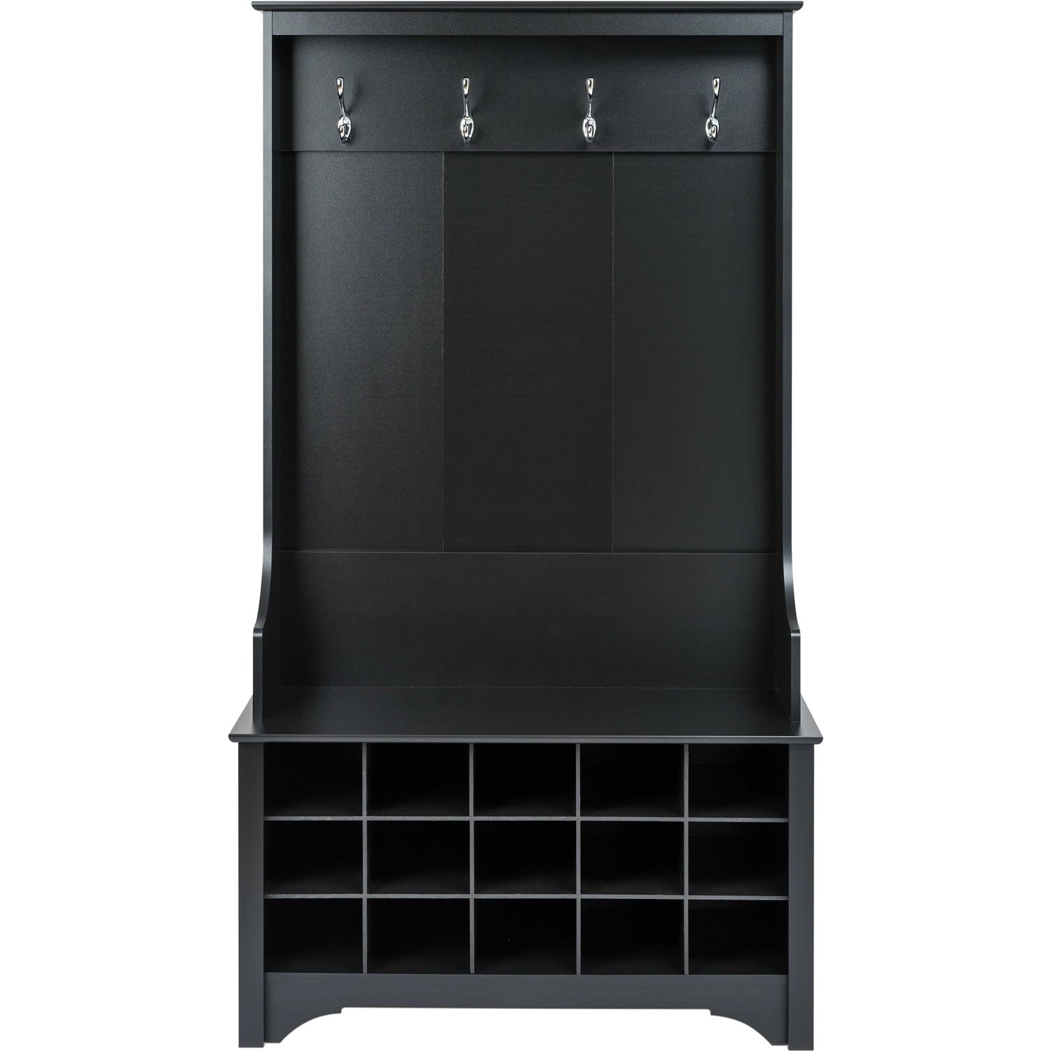 Prepac Hall Tree with Shoe Storage - Image 3