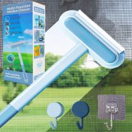 4 in 1 Window Screen Cleaner Brush with Handle