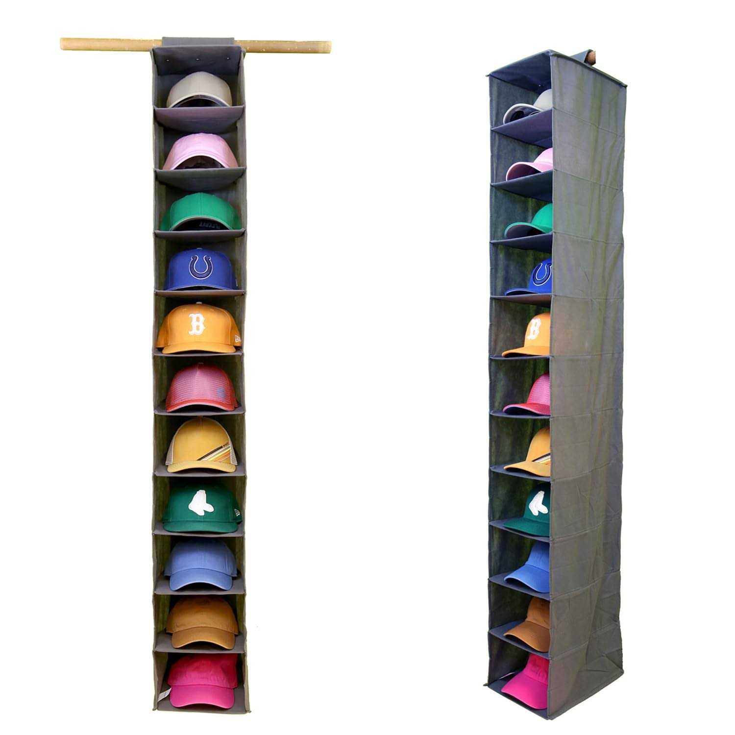 Perfect Curve 11-Pocket Closet Cap Organizer
