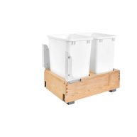 Rev-A-Shelf 4WC-18DM2 Double 35 Qt. Bottom Mount Waste Container