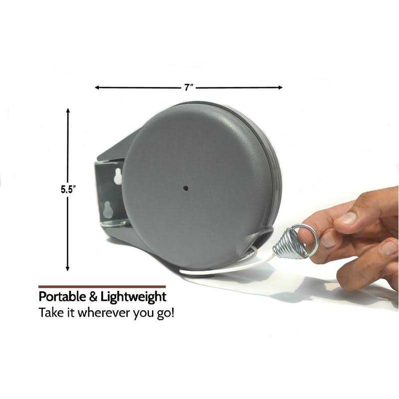 Retractable Clothesline Portable Heavy Duty Indoor and Outdoor Washing Line - Image 4