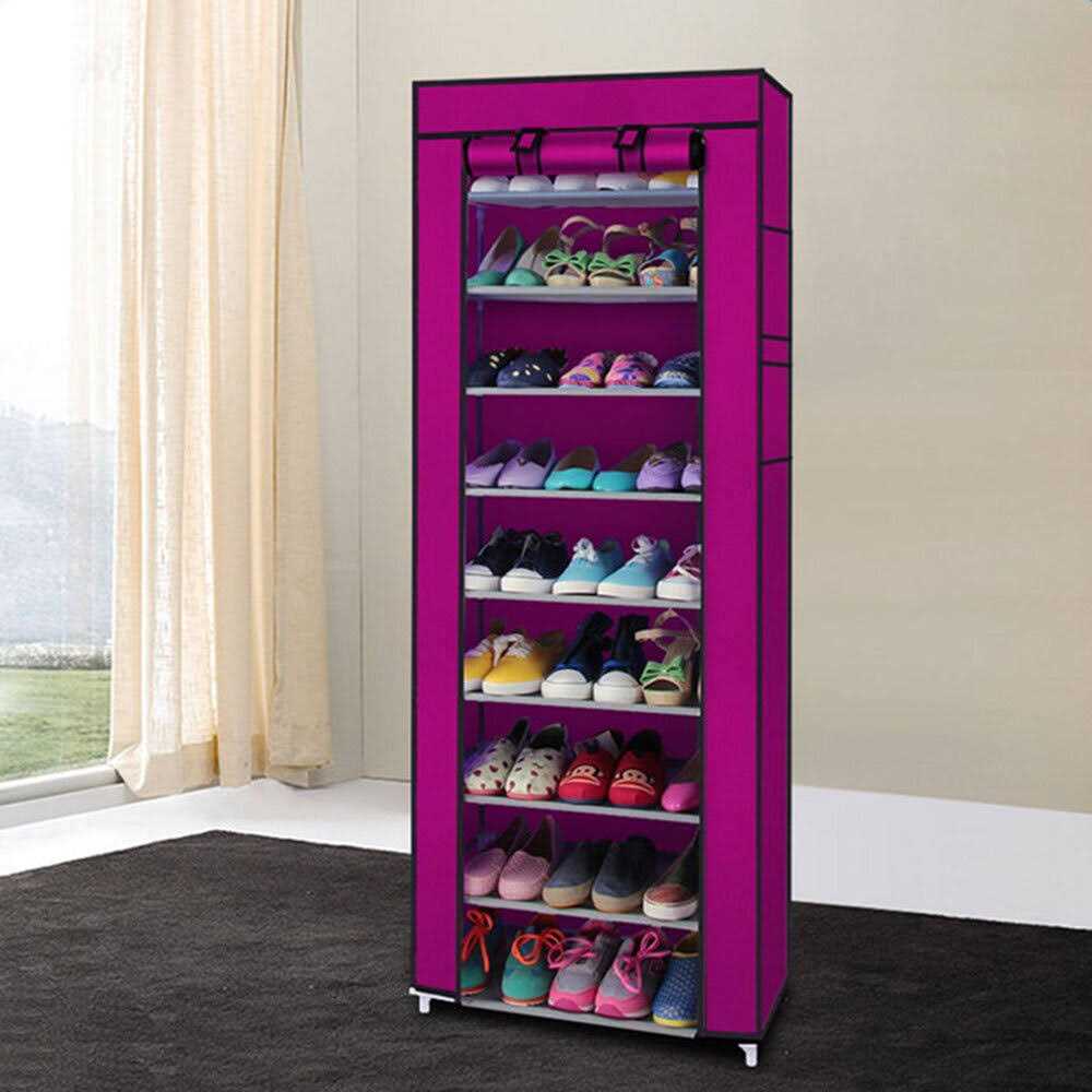 30 Pair Shoe Storage Cabinet Rebrilliant Finish