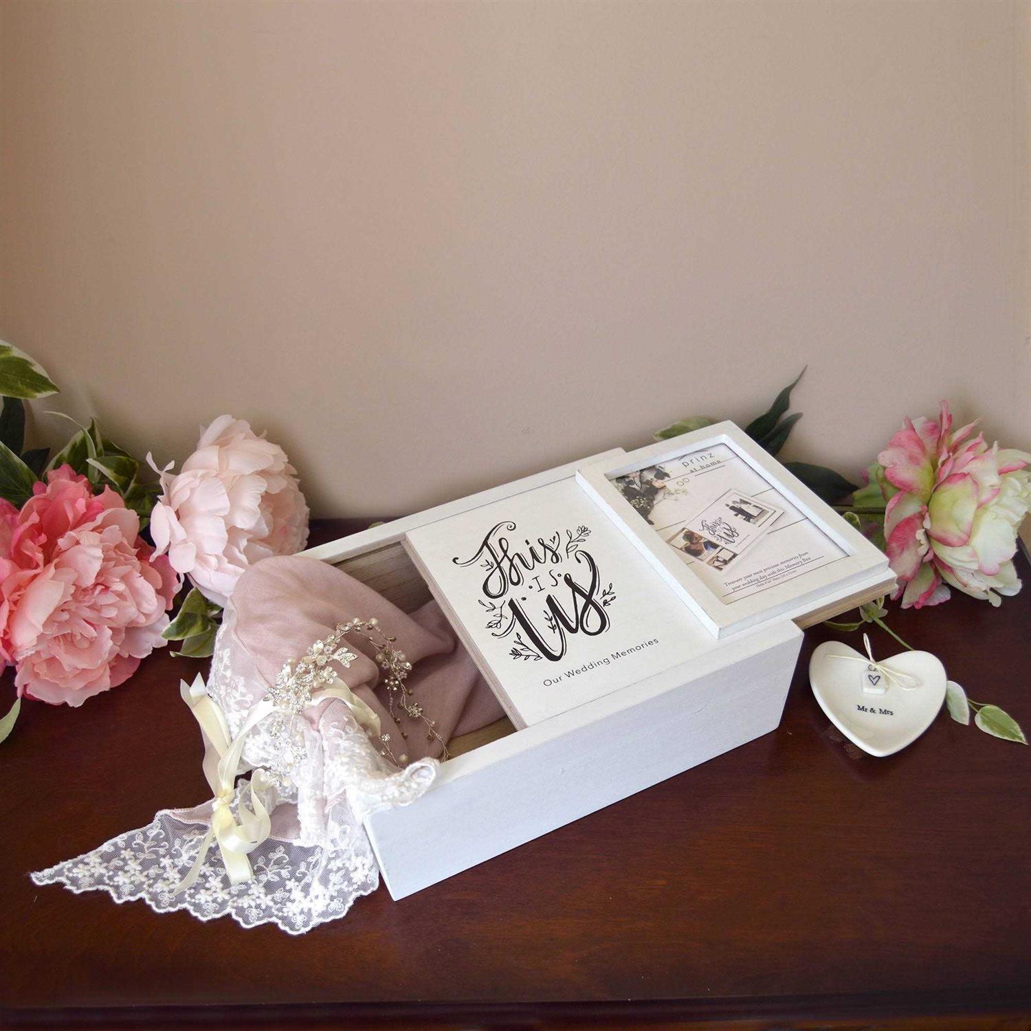 Prinz Decorative Wedding Photo Keepsake Box - Image 2