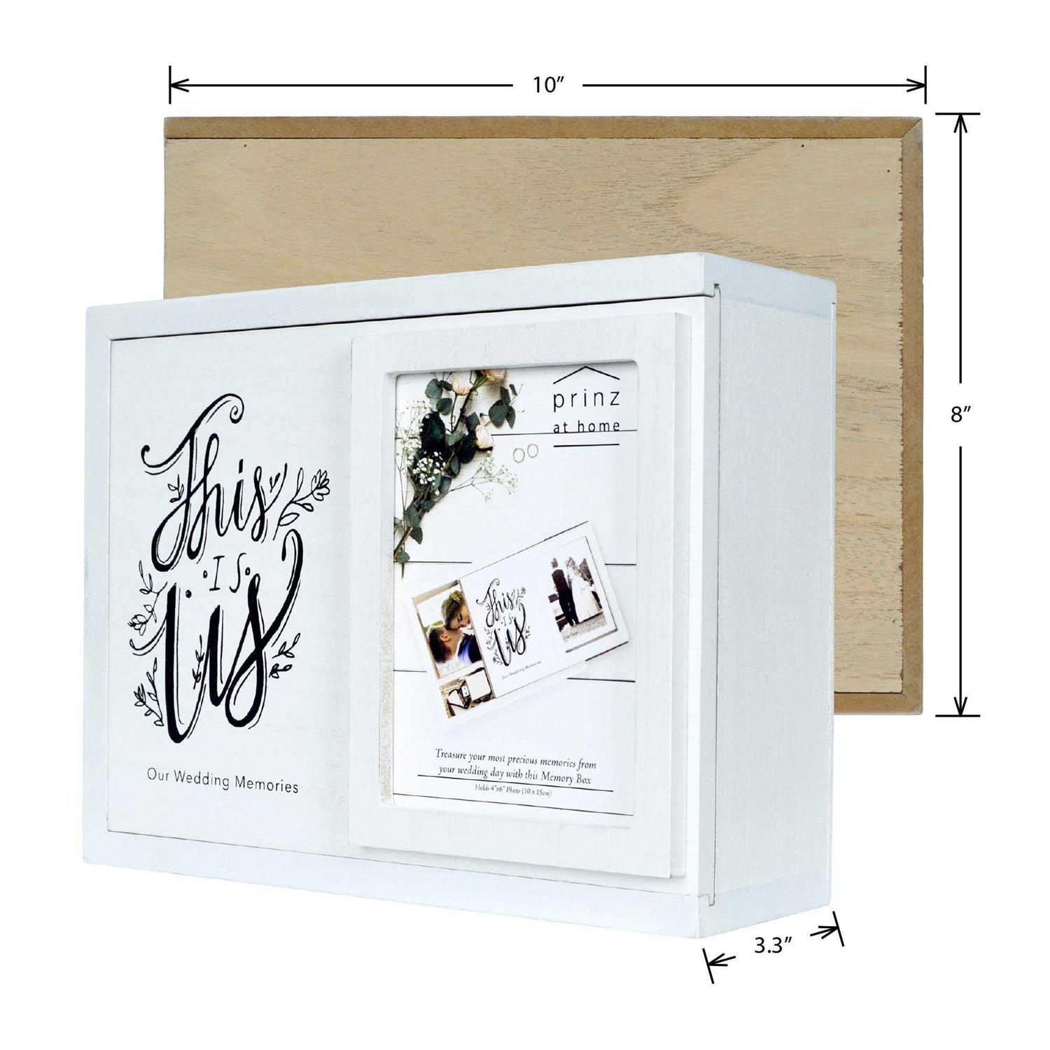 Prinz Decorative Wedding Photo Keepsake Box - Image 3