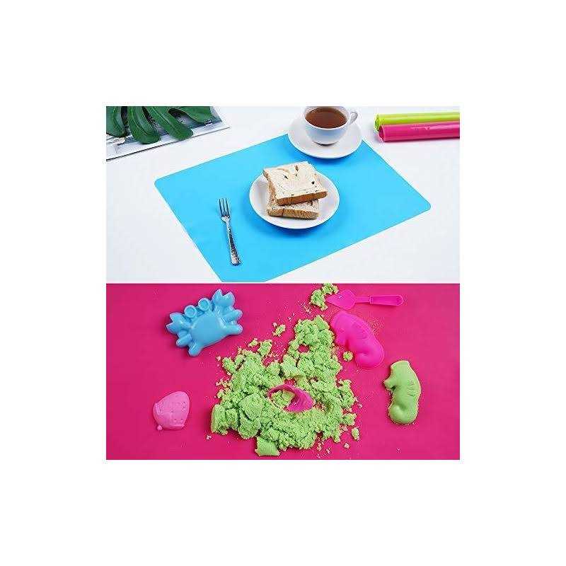 3 Pack Large Silicone Sheets for Crafts Liquid Resin Jewelry Casting Molds Mat - Image 3