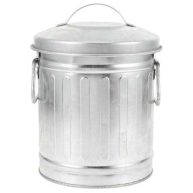 Nuolux Bucket Shaped Garbage Can Convenient Trash Bin Small Rubbish Bin Home Wastebasket for Office