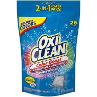 Oxiclean Color Boost Color Brightener plus Stain Remover Power Paks