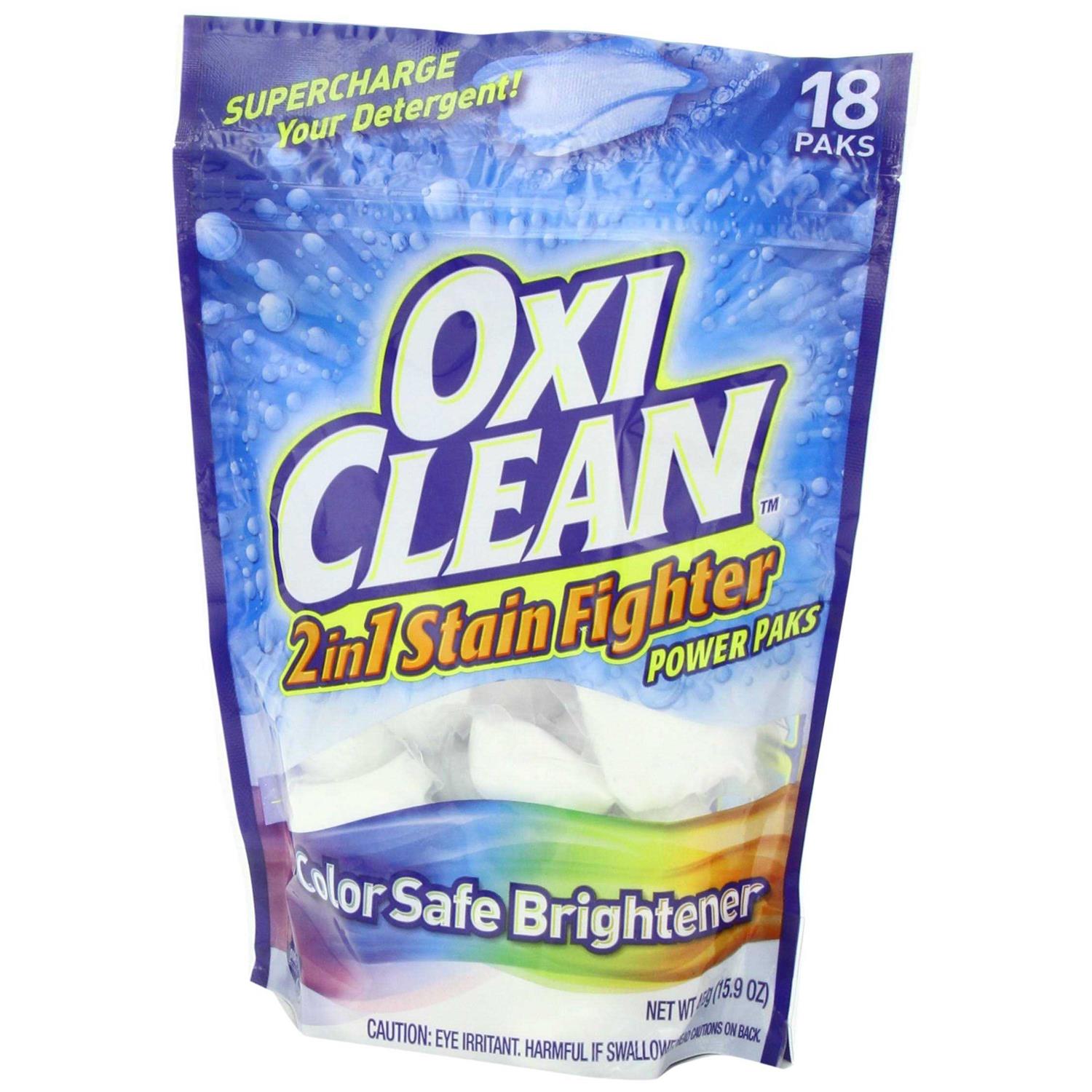 Oxiclean Color Boost Color Brightener plus Stain Remover Power Paks - Image 2