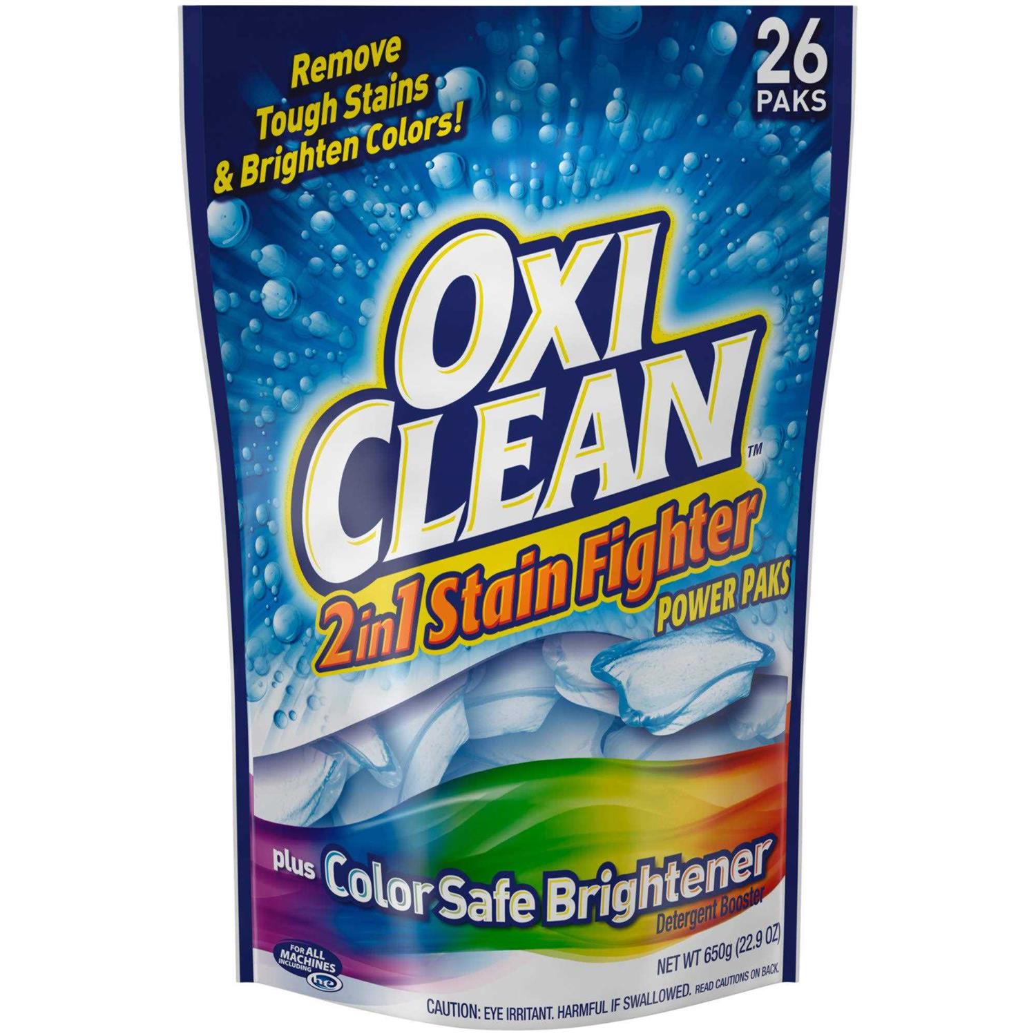 Oxiclean Color Boost Color Brightener plus Stain Remover Power Paks - Image 2