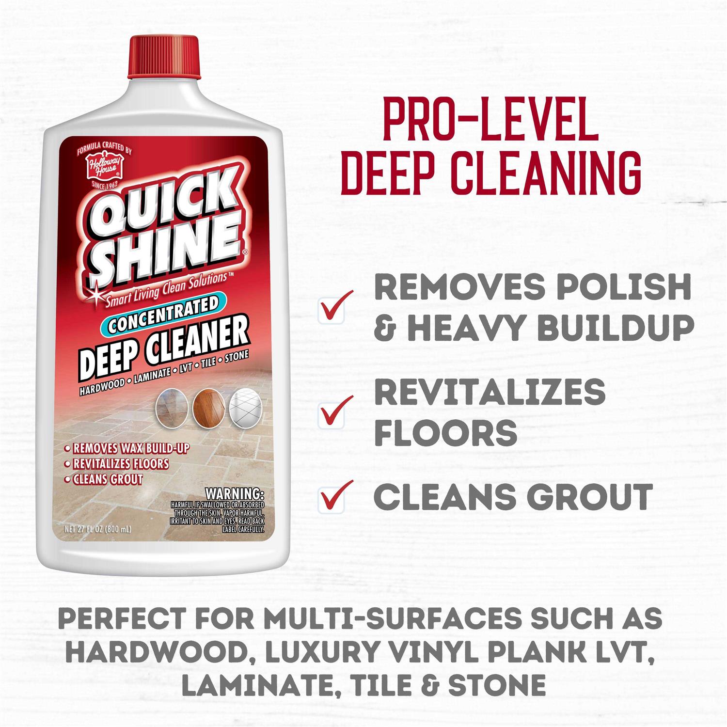 Quick Shine Deep Cleaner & Wax Remover - Image 3
