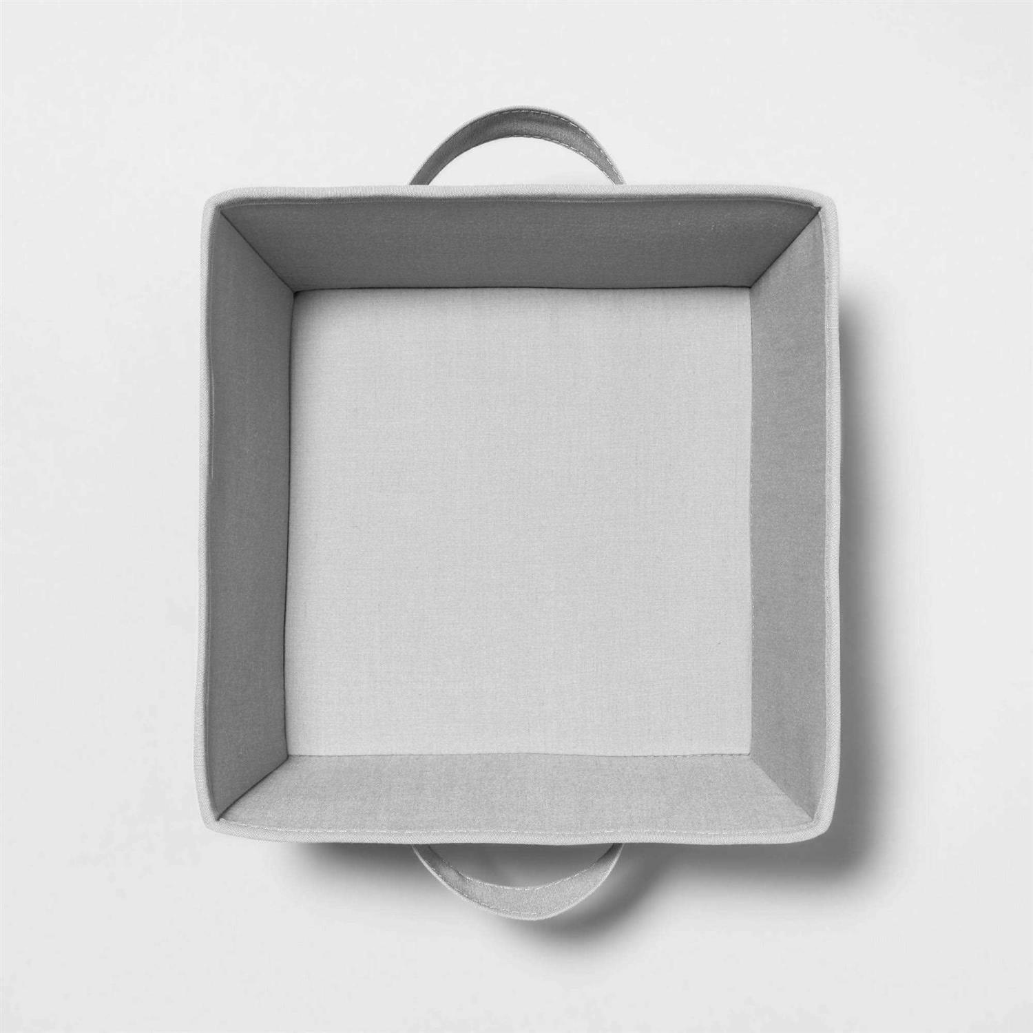 Pillowfort Large Canvas Striped Kids’ Bin Navy - Image 5