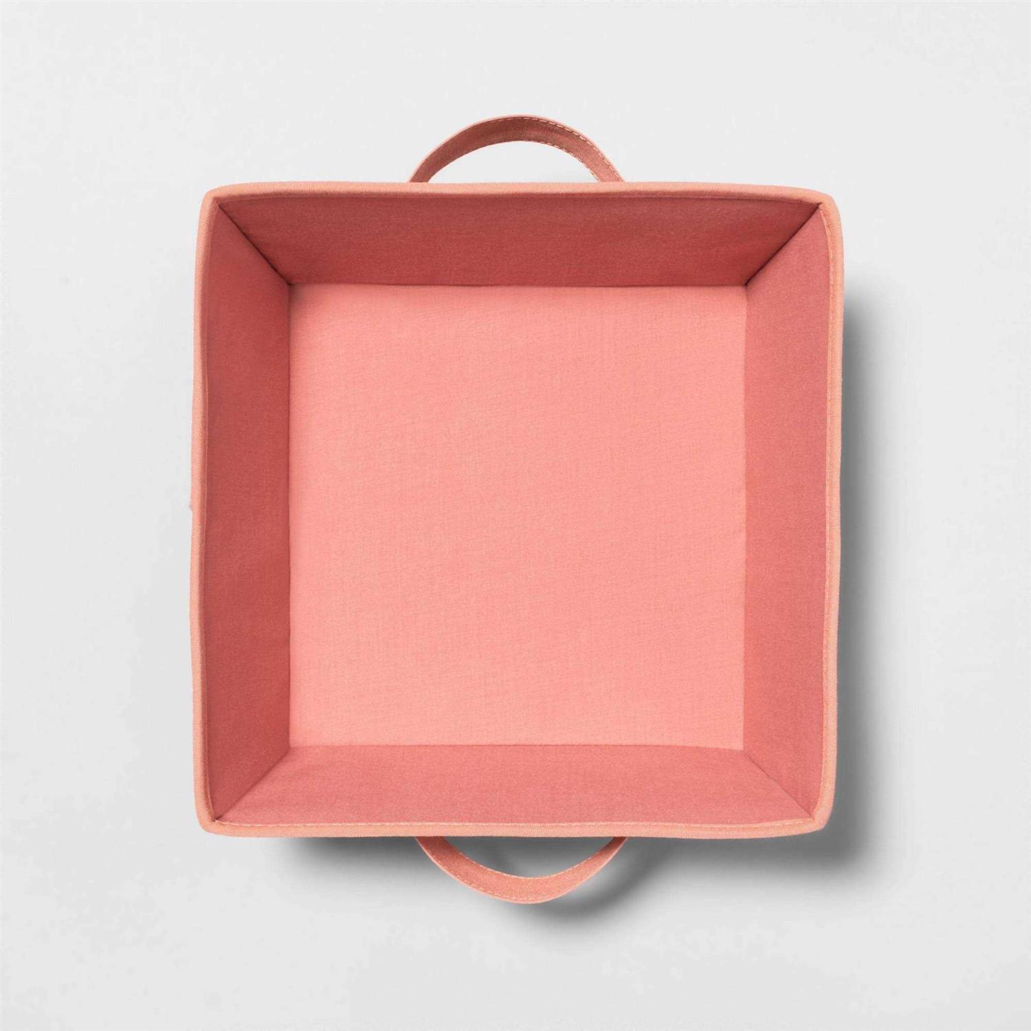 Pillowfort Large Canvas Striped Kids’ Bin Navy - Image 4