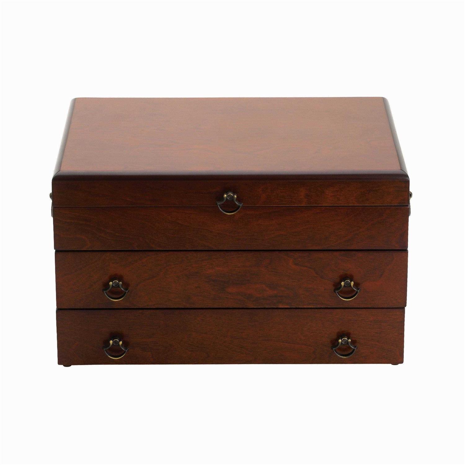 Reed Barton Bristol Grande Flatware Chest Mahogany - Image 5