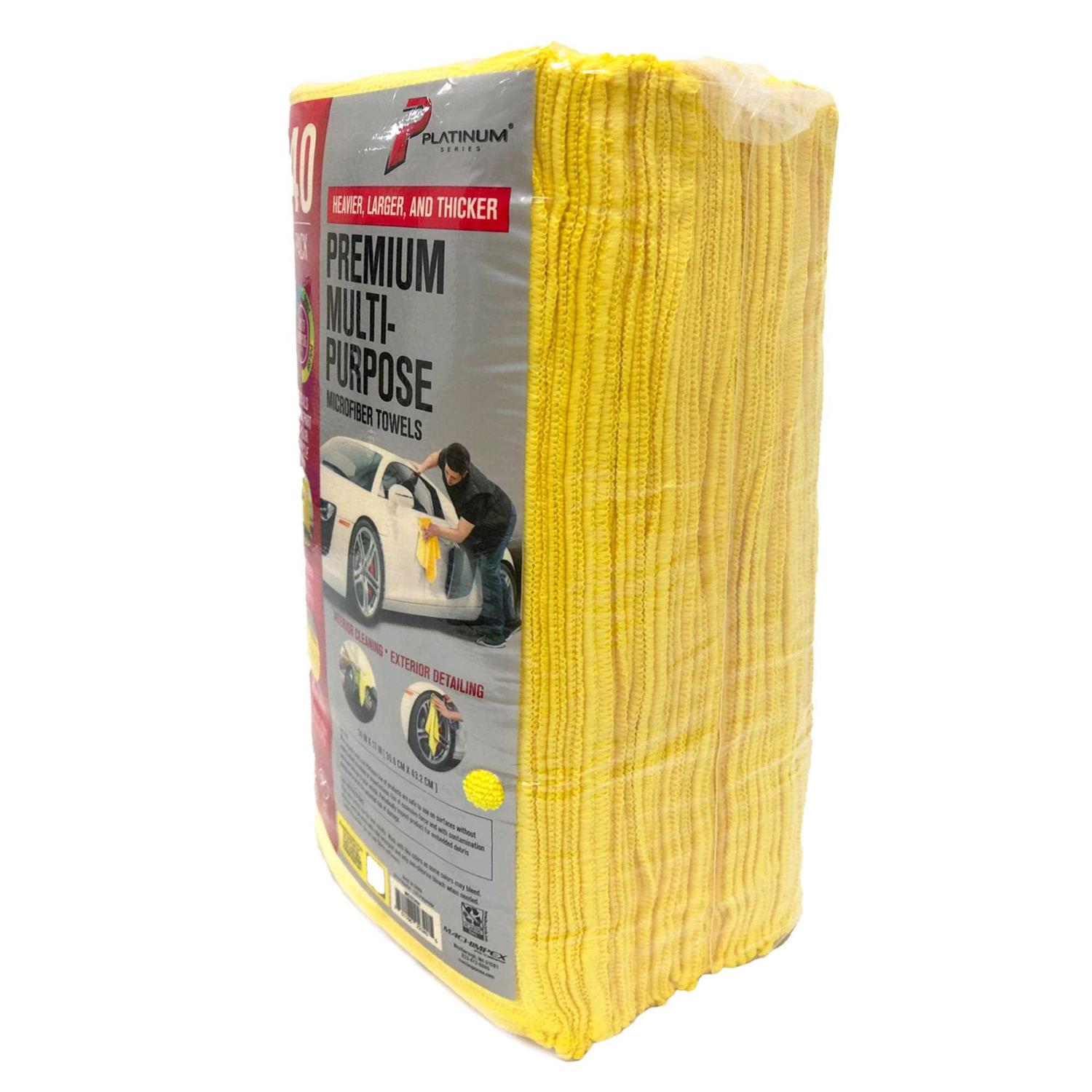 Platinum Series Premium Heavy Duty Multi-Purpose Microfiber Towel Cleaning - Image 4