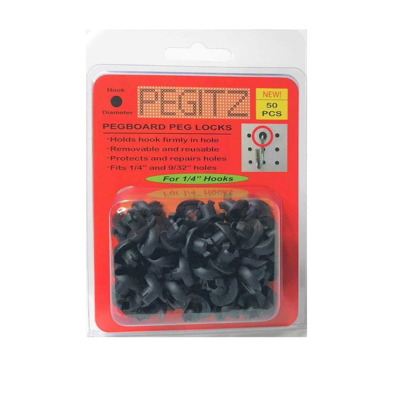 Pegitz Pegboard Peg Locks 50PCS
