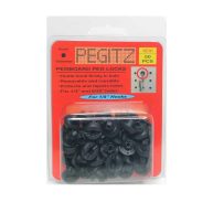 Pegitz Pegboard Peg Locks 50PCS