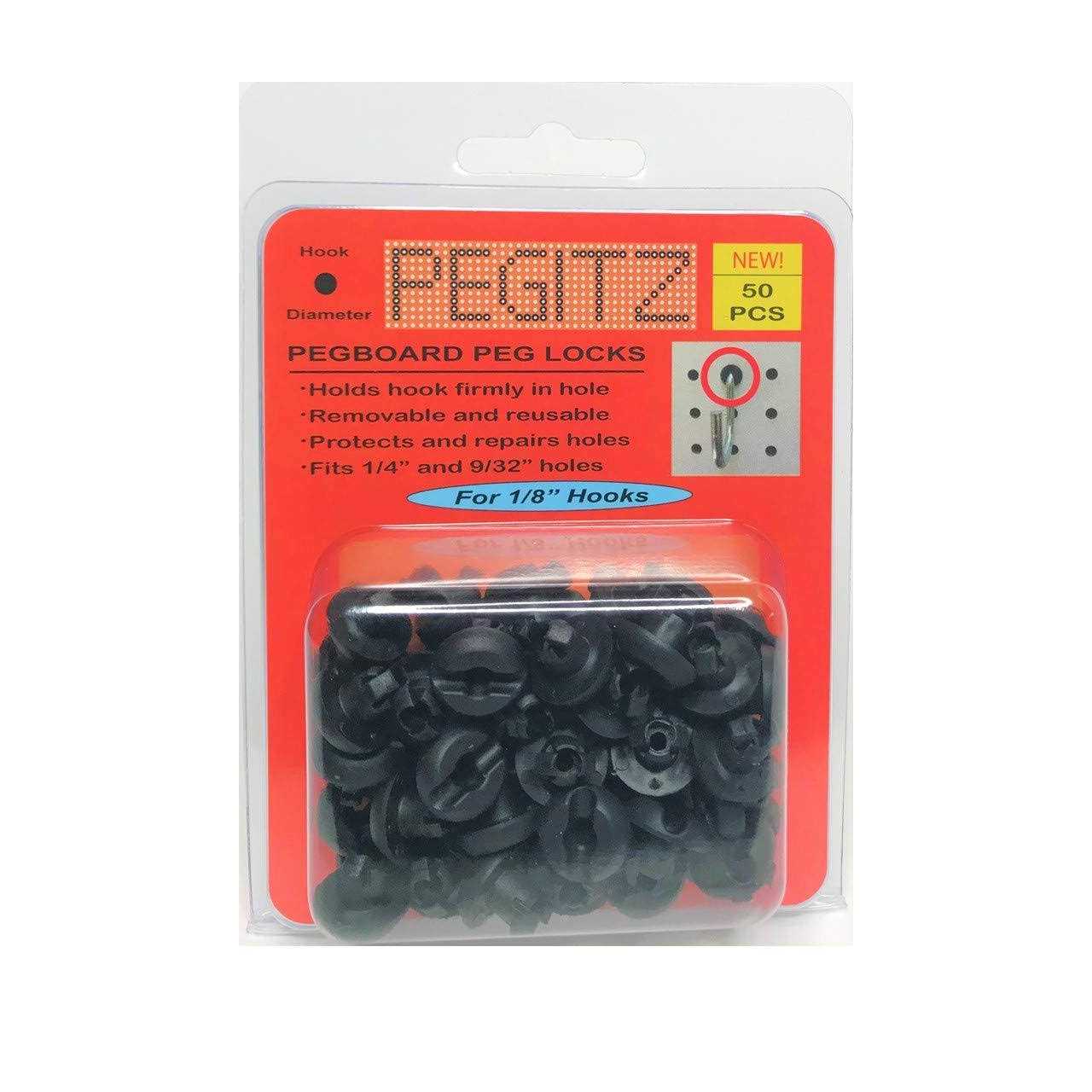 Pegitz Pegboard Peg Locks 50PCS