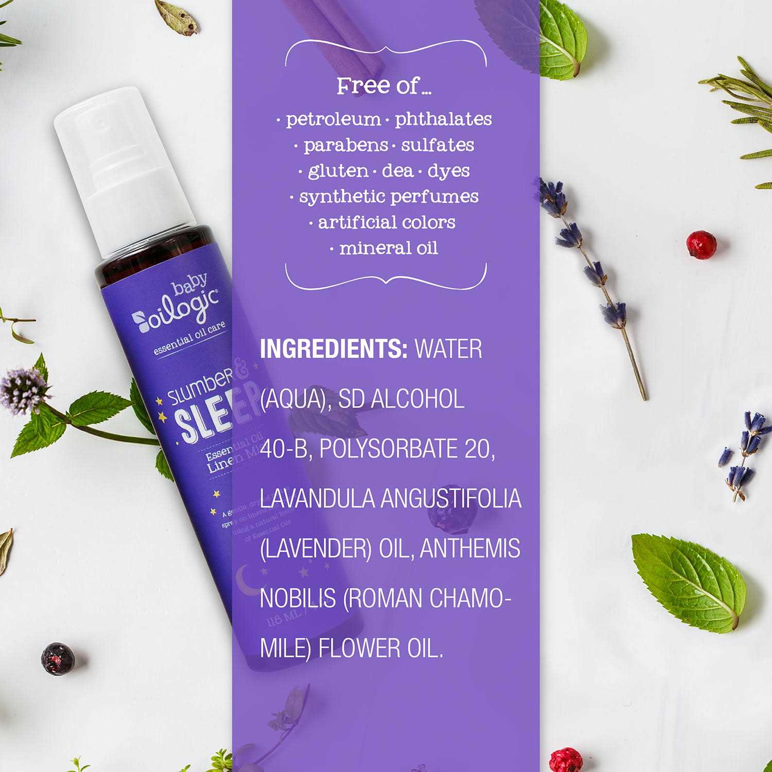 Oilogic Baby Sleep Linen Mist Essential Oil - Image 5