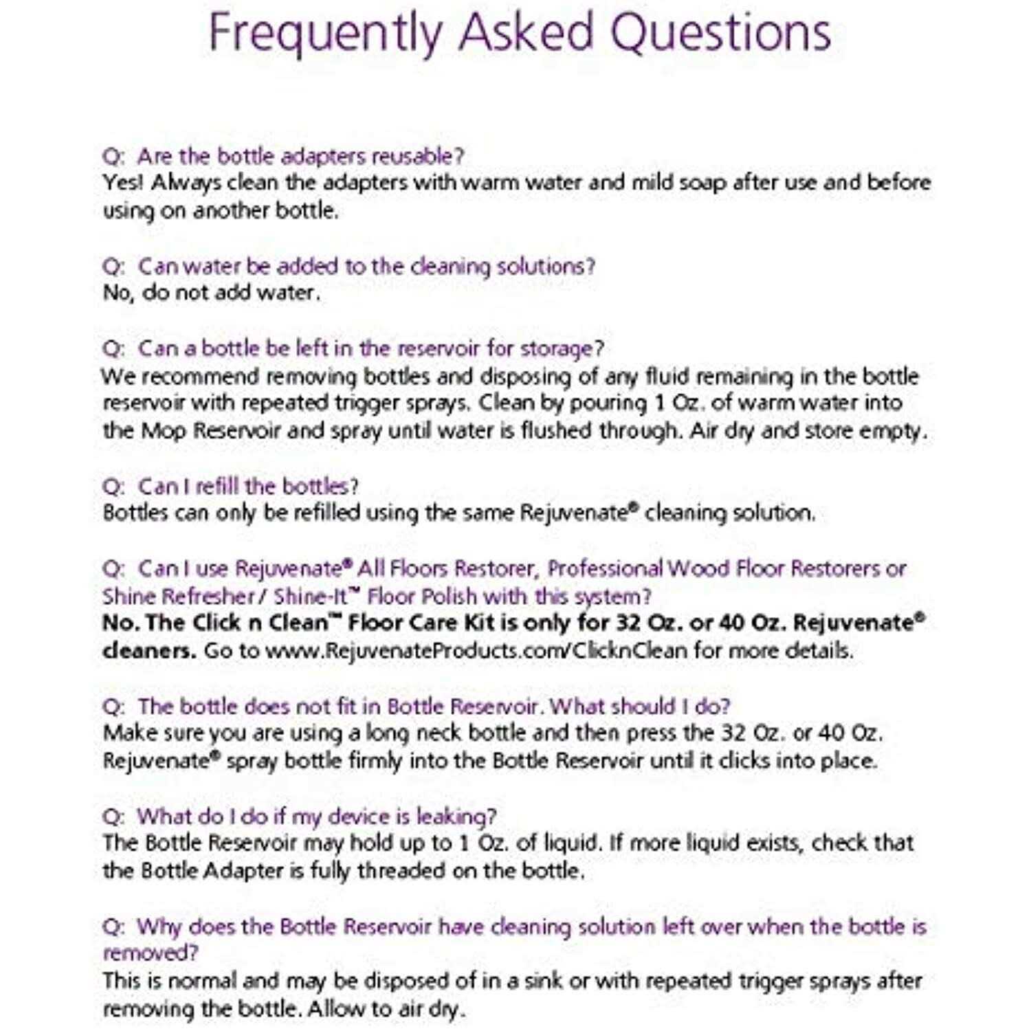 Rejuvenate Spray Mop Click N Clean - Image 3