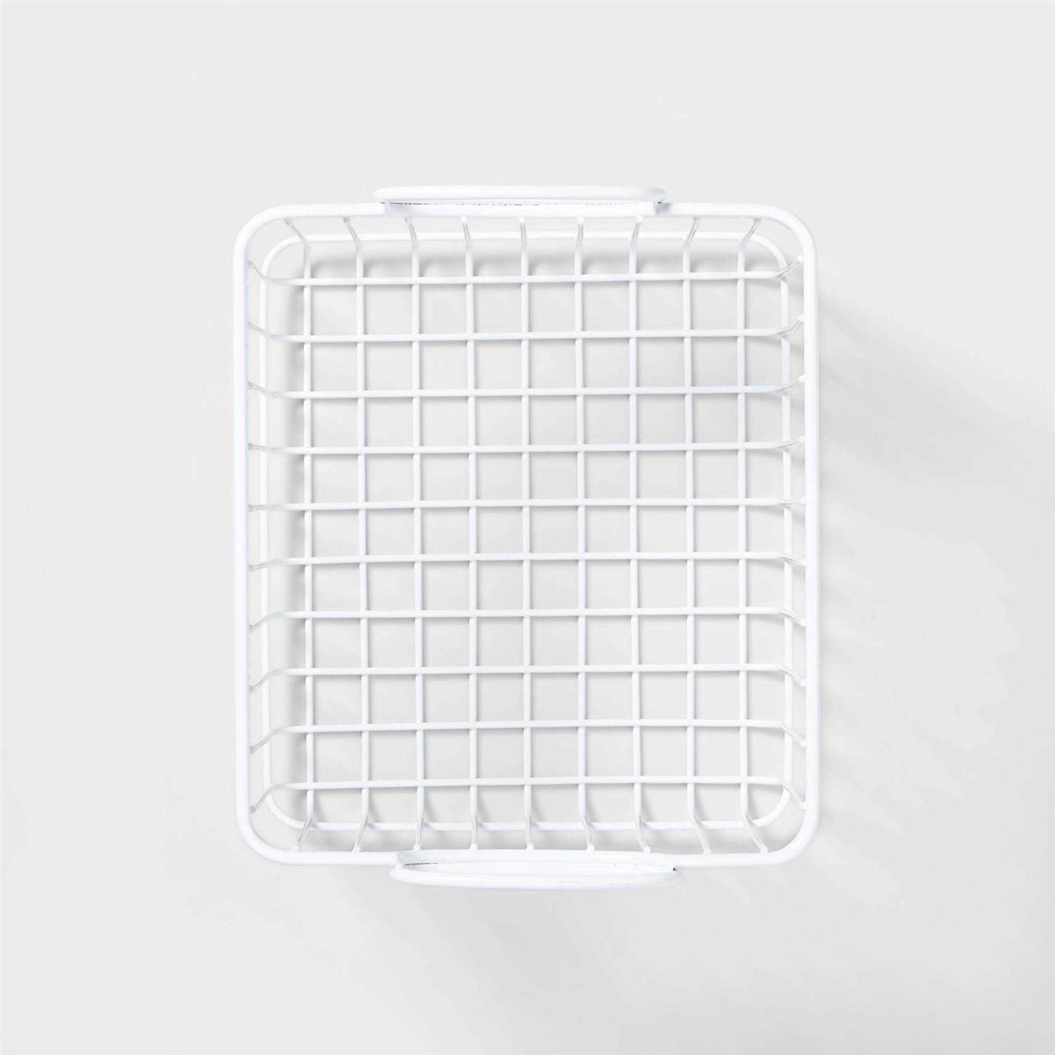 Pillowfort Large Stackable Storage Wire Bin - Image 3