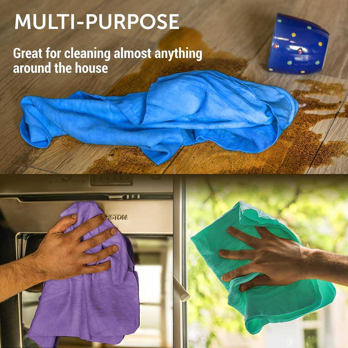 Premium Chamois Cloth for Car Drying 26×17 Super Absorbent Reusable Shammy Towel for Car + Storage Tube - Image 4