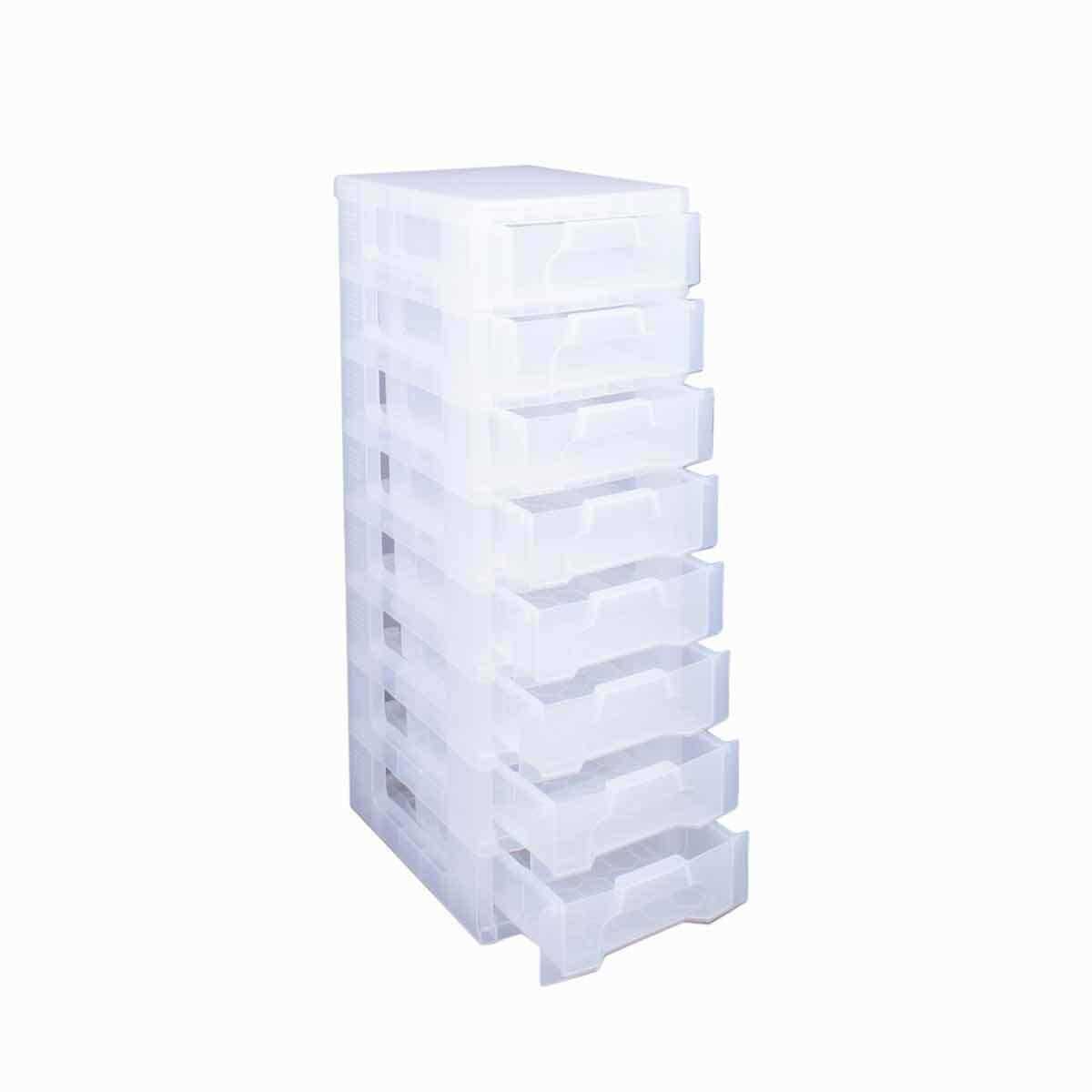 Really Useful Box Plastic 8-Drawer Storage Tower 7 Liters - Image 3