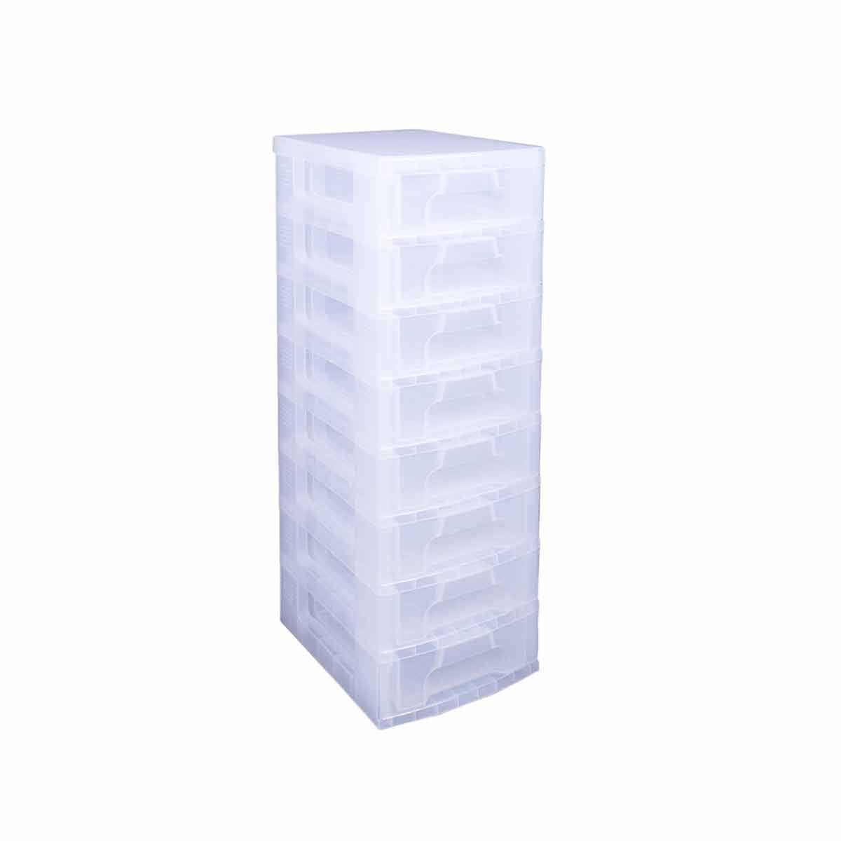 Really Useful Box Plastic 8-Drawer Storage Tower 7 Liters - Image 4
