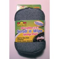 Original Tuff-Scrub Professional Microfiber Scrub ‘N’ Wipe Cleaning Sponge Pads