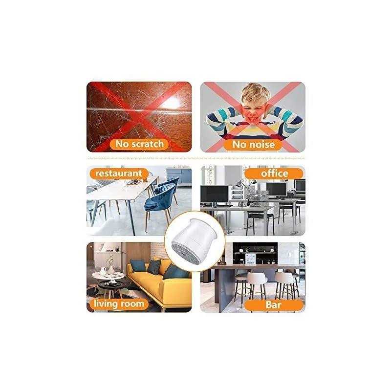 OASMU 32 Pcs Chair Leg Protectors for Hardwood Floors, Silicone Felt Furniture Leg Cover Pad for Protecting Floors from Scratches and Noise - Image 3