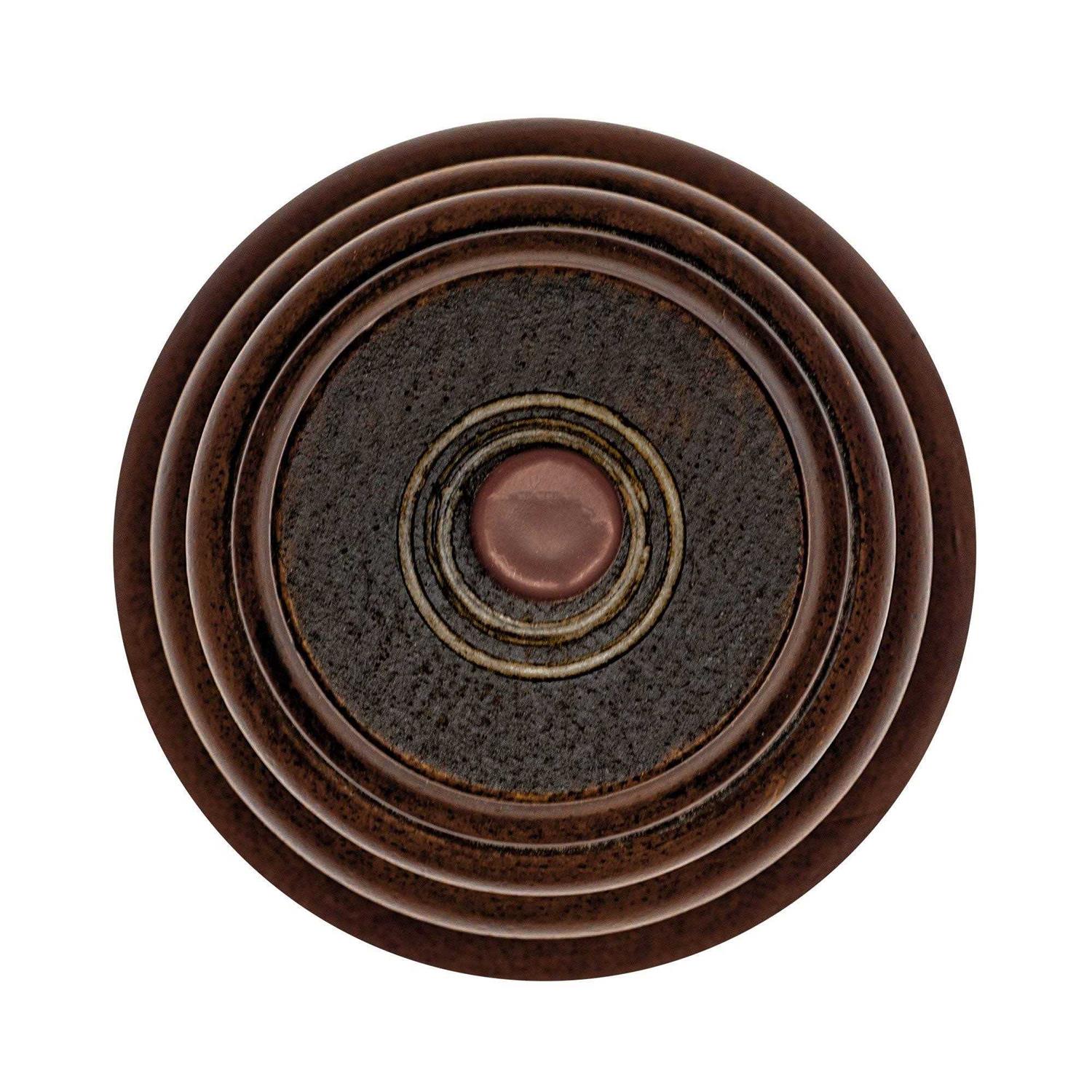 Outwater H x 4in Dia Stained Solid Hardwood 3P5.11 - Image 5