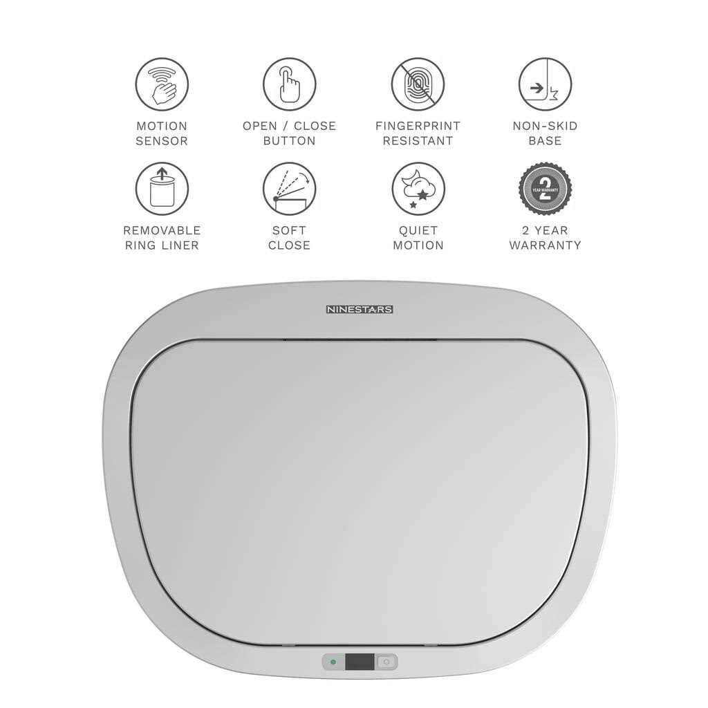 21.1 Gallon Motion Sensor Trash Can NINESTARS - Image 3
