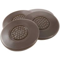 (10 Pack) 2-1/2 inch Self Stick Heavy Duty Non Skid Furniture Gripper Pads, Brown, 4 Pack, 4118421W