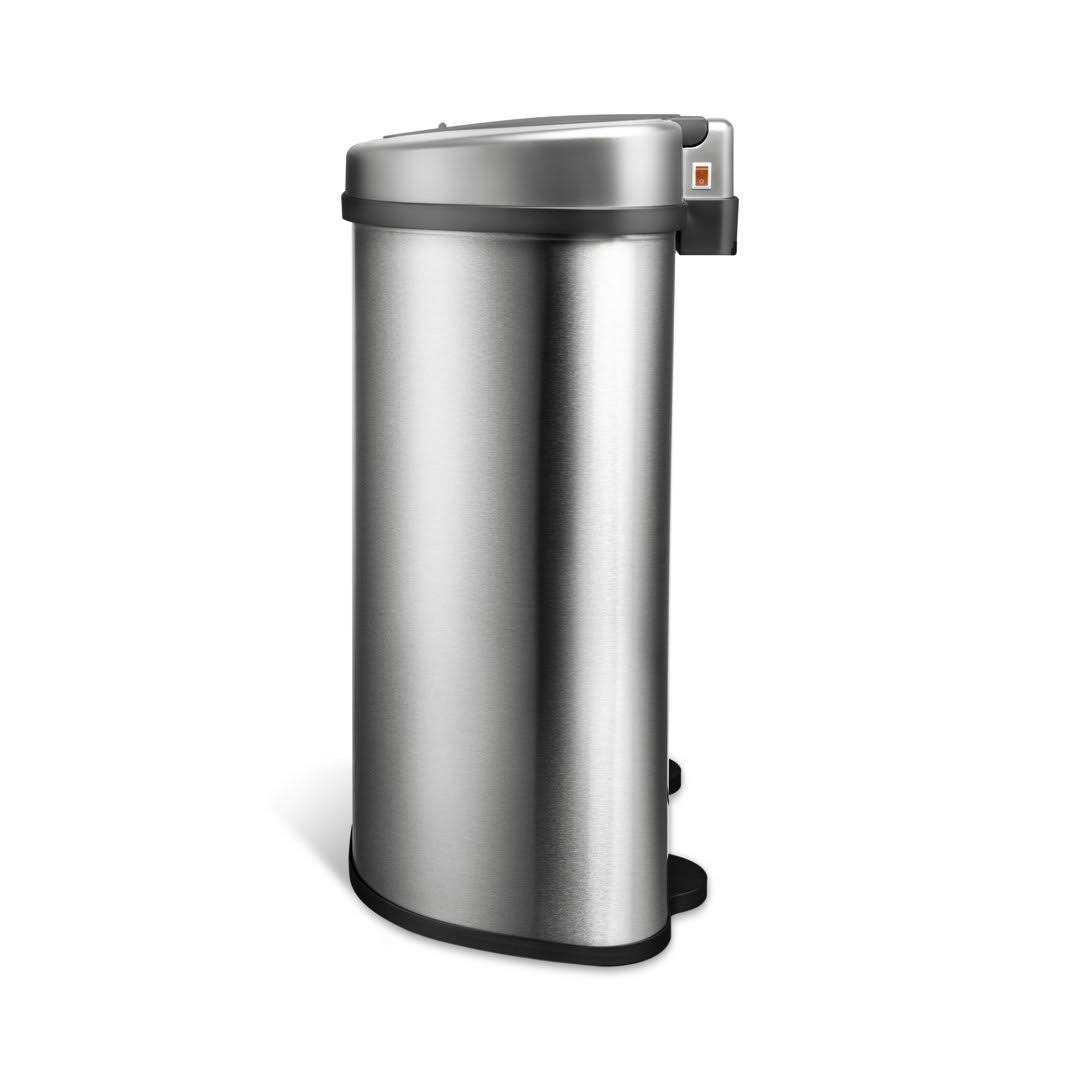 Nine Stars 18.5 Gallon Stainless Steel Motion Sensor Recycle Trash Can (DZT-70-11R) - Image 3